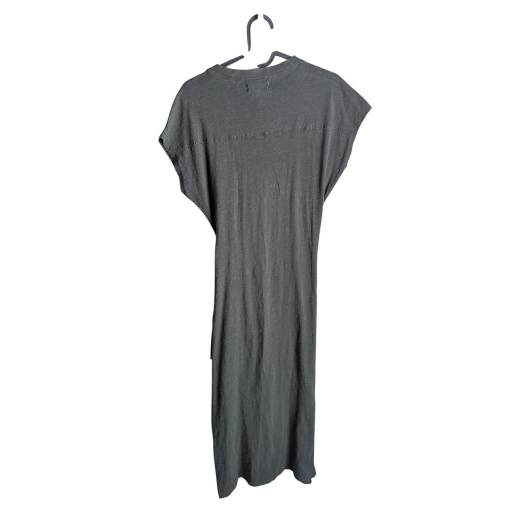Apiece Apart Midi dress‎ size XS Vanina t shirt cinched waist Nori green - Picture 3 of 9